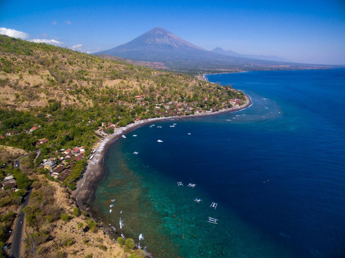 Jemeluk Beach Bungalows Amed Kültér fotó